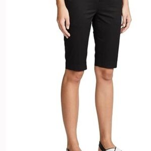 Anthropologie | Cartonnier | Cropped Black Knee-Length Shorts | 12 | Like New